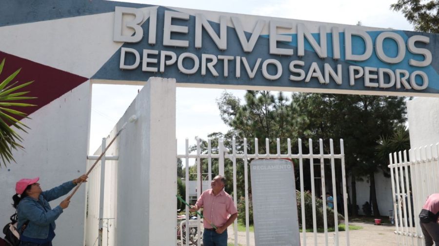 Realiza DIF Cholula la 2&ordf; faena comunitaria en Deportivo San Pedro