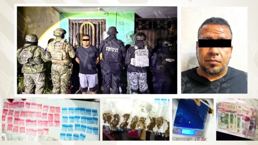 Agarran a sujeto en punto de venta de droga en Iz&uacute;car