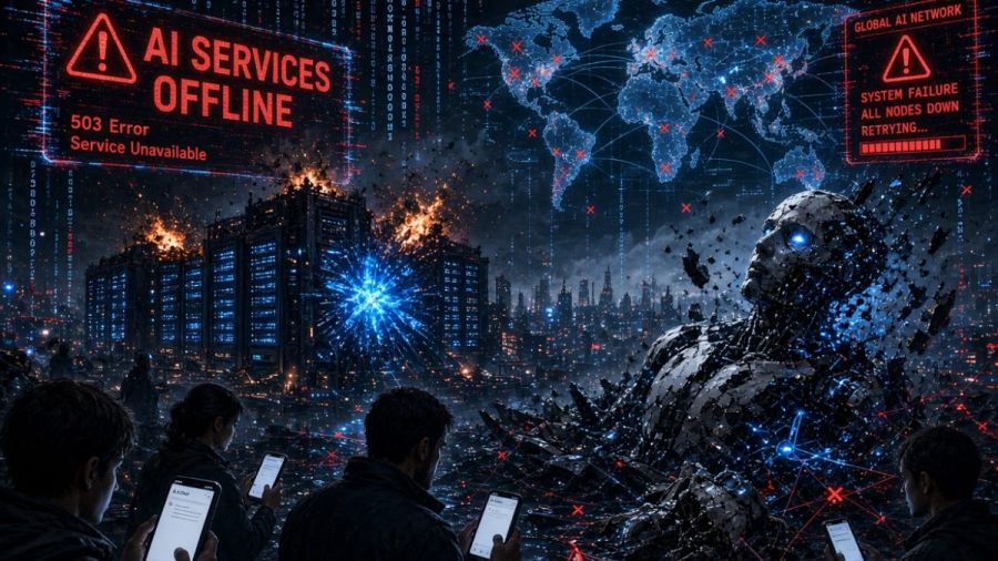 Se caen servicios de Inteligencia Artificial en el mundo
