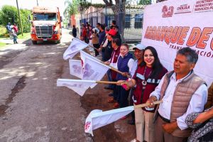 Arranca Tonantzin Fern&aacute;ndez obras viales en San Agust&iacute;n Calvario