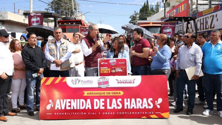 Encabeza Chedraui inicio de rehabilitaci&oacute;n vial de avenida de Las Haras
