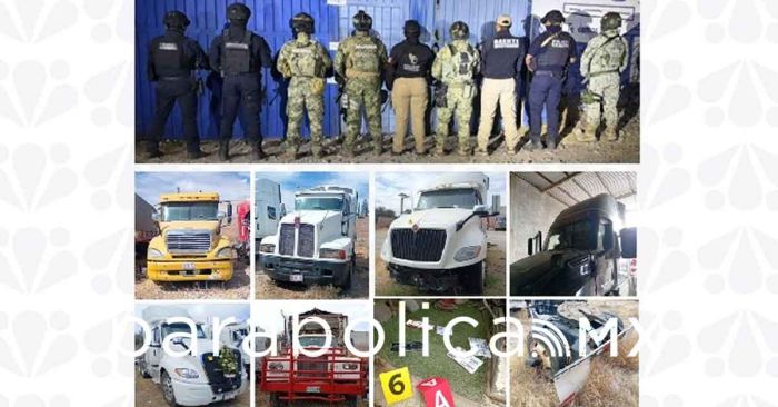 Recupera FGE tractocamiones de procedencia il&iacute;cita en Tehuac&aacute;n