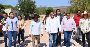 Encabeza P&aacute;vel Gaspar jornada de inauguraci&oacute;n de Obras Comunitarias en la Mixteca poblana