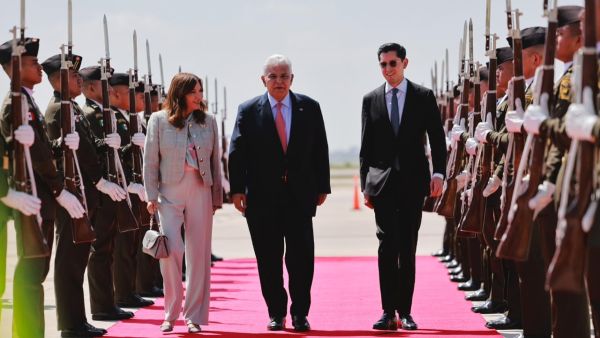 Recibe canciller mexicano al presidente de Panam&aacute;