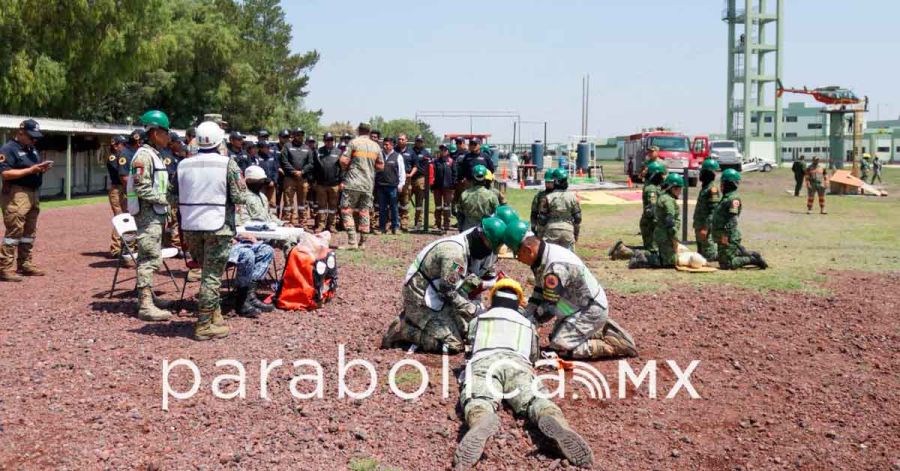 Fortalece Protecci&oacute;n Civil con Defensa capacidades de respuesta en Tec&aacute;mac