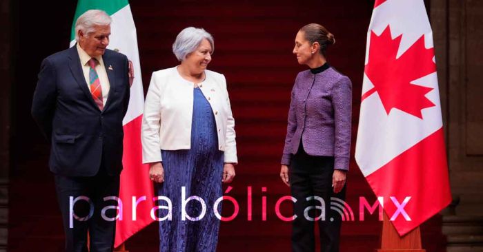 Recibe Sheinbaum a la gobernadora general de Canad&aacute;