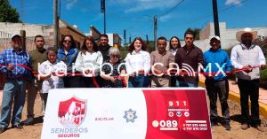 Inaugura Bety S&aacute;nchez Senderos Seguros en Zacatl&aacute;n