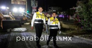 Supervisa Armenta turnos nocturnos de la rehabilitaci&oacute;n de la Avenida Prolongaci&oacute;n Reforma