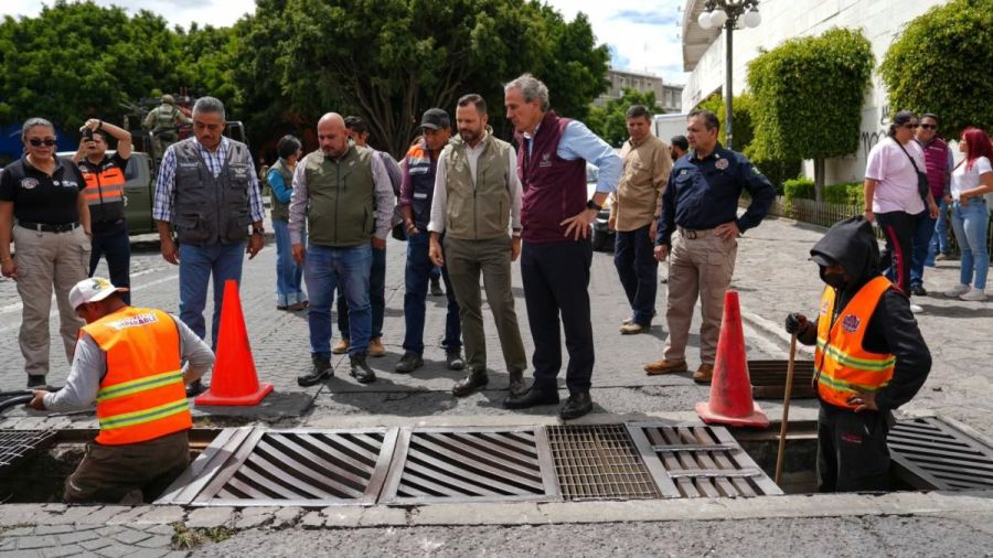 Avanza modernizaci&oacute;n del Sistema de Captaci&oacute;n Pluvial en bulevar 5 de Mayo