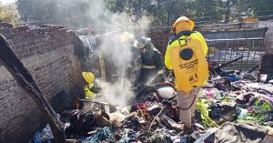 Sofocan incendio en vivienda abandonada de La Margarita