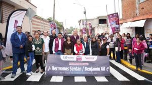 Entrega Chedraui rehabilitaci&oacute;n vial en Santo Tom&aacute;s Chautla