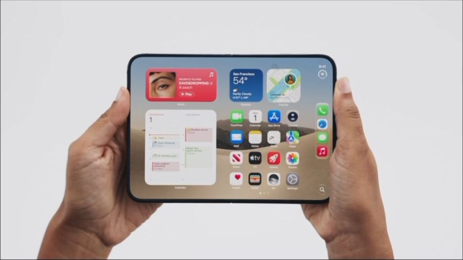 &iexcl;Tomen mi dinero! Apple presenta su primer celular plegable
