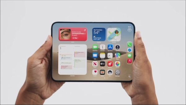 &iexcl;Tomen mi dinero! Apple presenta su primer celular plegable