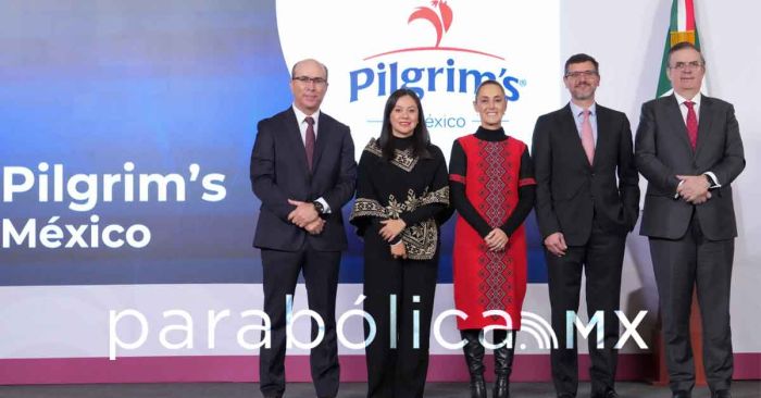 Invertir&aacute; Pilgrim&rsquo;s, empresa global en producci&oacute;n de alimentos, mil 500 mdp en M&eacute;xico: Sheinbaum