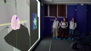 Ense&ntilde;a BUAP radioterapia con ARCA Virtual, ubicada en CU2