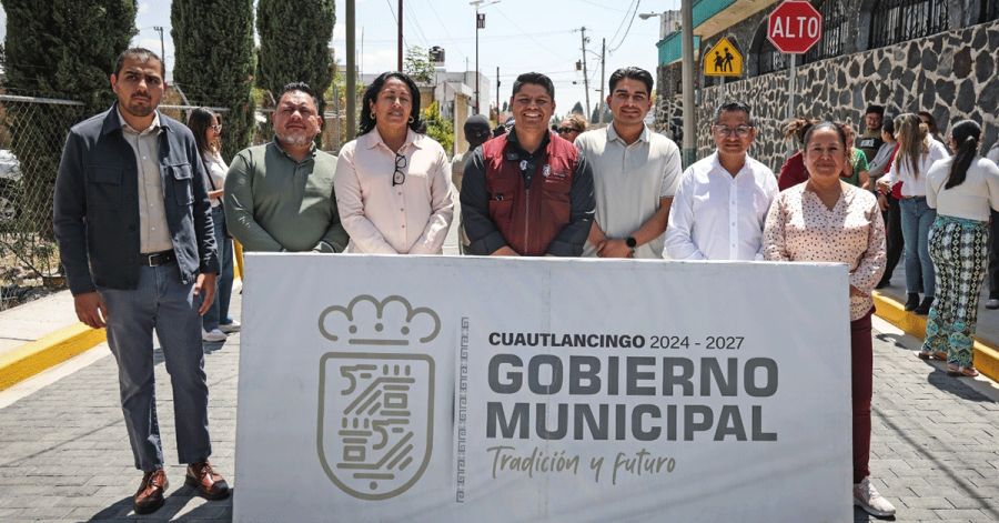 Cumple Cuautlancingo compromisos y mejora la movilidad en la Privada Kinte
