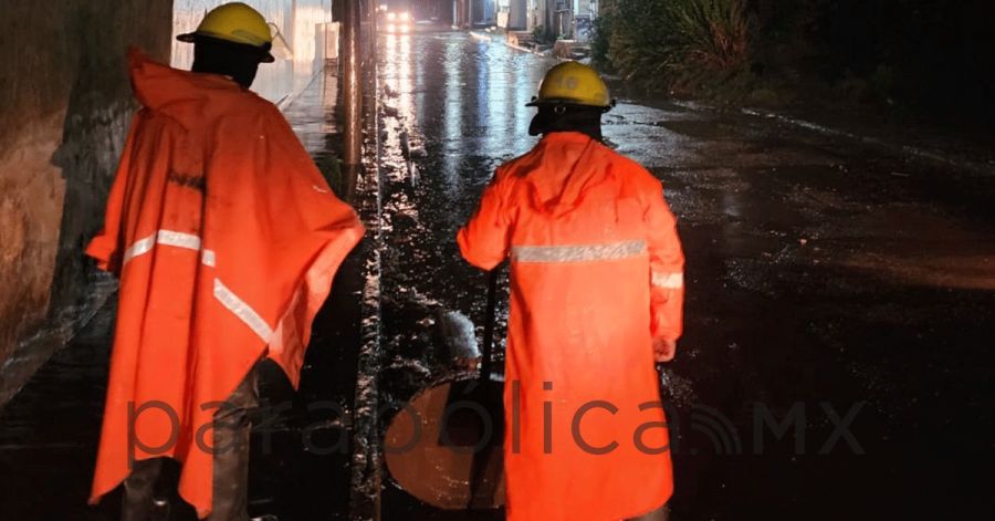 Hay monitoreo permanente en San Pedro Cholula por lluvias