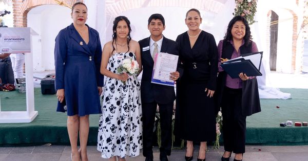 Brinda Lupita Cuautle Certeza Jur&iacute;dica a familias sanandrese&ntilde;as con Bodas Gratuitas
