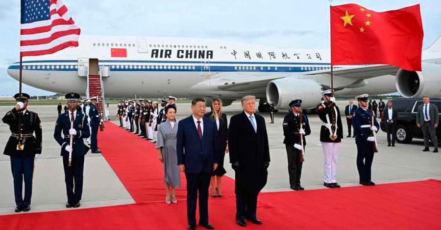 Inici&oacute; la visita de Estado de Xi Jinping a Estados Unidos
