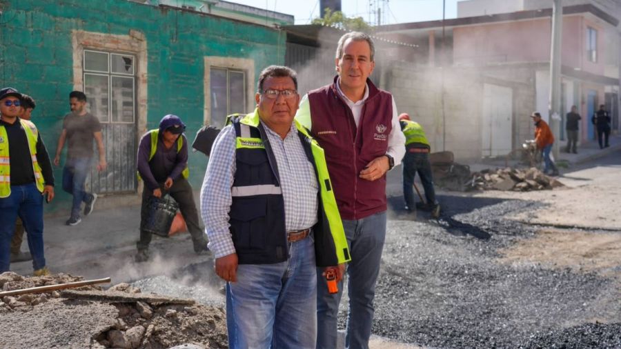 Avanza programa &lsquo;Bacheando Puebla&rsquo; en Minerales de Guadalupe