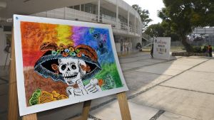 Colocan dos ofrendas en la Prepa Benito Ju&aacute;rez de la BUAP