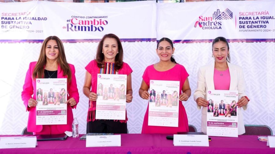 Presenta Lupita Cuautle el Foro &ldquo;Ser Mujer&rdquo;, en San Andr&eacute;s