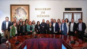 Recibe presidenta Sheinbaum al Comit&eacute; Eureka en Palacio Nacional
