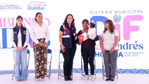 Impulsa Lupita Cuautle bienestar con el programa "Cambiando Vidas"