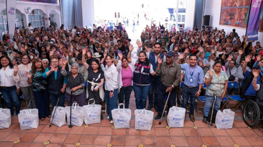 Contin&uacute;a San Andr&eacute;s Cholula entrega de apoyos alimentarios