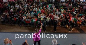 "En Michoac&aacute;n se ama a la patria&rdquo;, recalca Sheinbaum durante su informe en Morelia