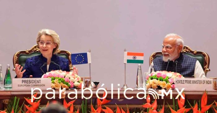 Formalizan India y Europa un hist&oacute;rico acuerdo comercial