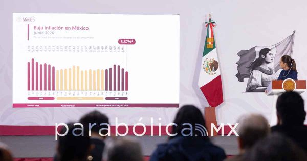 Destaca Sheinbaum baja inflaci&oacute;n en junio 2026