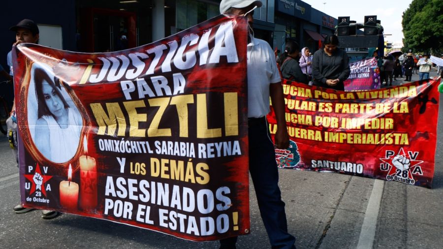 Exige la 28 de Octubre justicia por asesinato de Meztli Sarabia