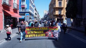 Marcha de la 28 de Octubre desquicia la capital de Puebla