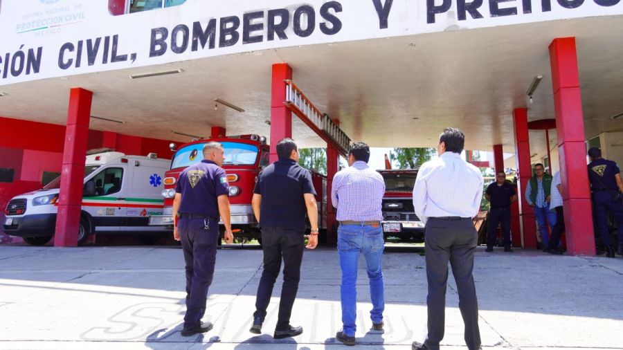 Anuncia Texmelucan rehabilitaci&oacute;n del cuartel de Bomberos local