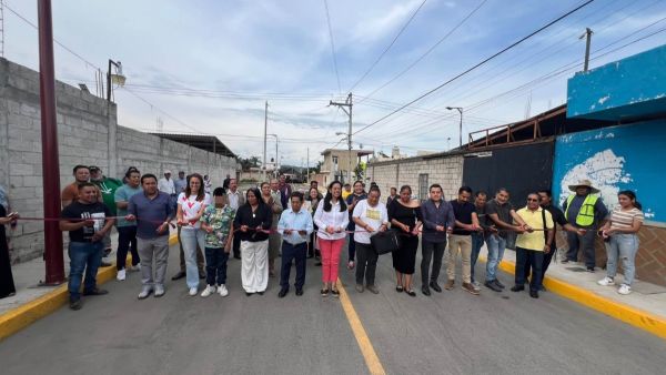 Inaugura Ariadna Ayala pavimentaci&oacute;n de una vialidad en Atlixco
