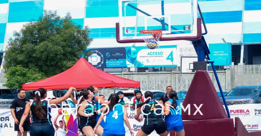 Destaca Puebla en b&aacute;squetbol 3X3 durante la Olimpiada CONADE 2026