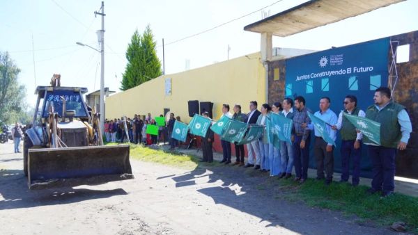 Inicia alcalde de Texmelucan obra en comunidad de Tepeyecac