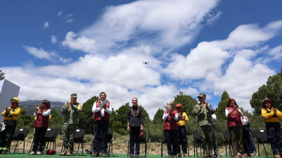 En Puebla, inicia presidenta Sheinbaum Jornada de Reforestaci&oacute;n