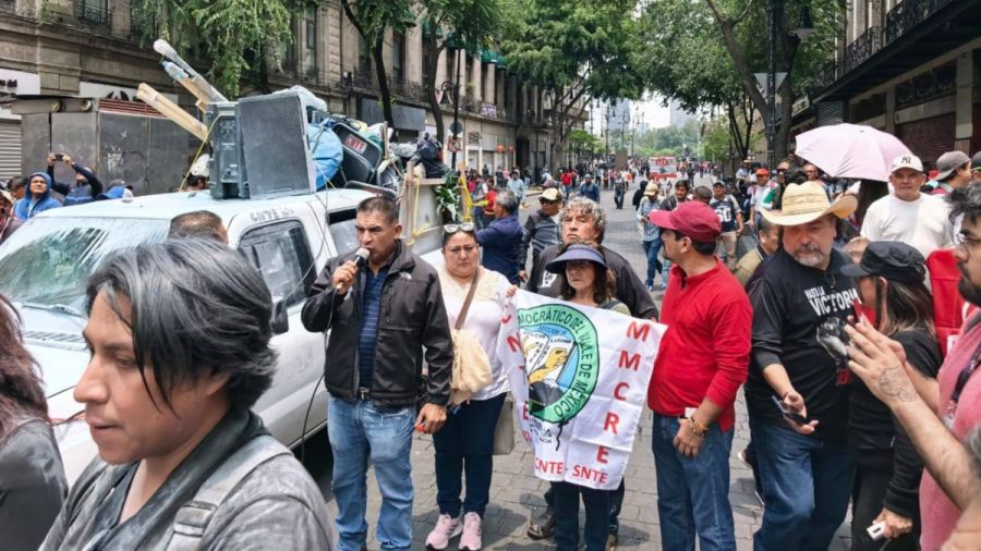 Fallece integrante de la CNTE durante plant&oacute;n en la CDMX