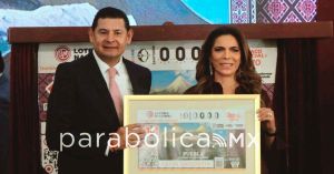 Llegar&aacute;n las monta&ntilde;as de Puebla a millones con la Loter&iacute;a Nacional: Armenta y Salom&oacute;n
