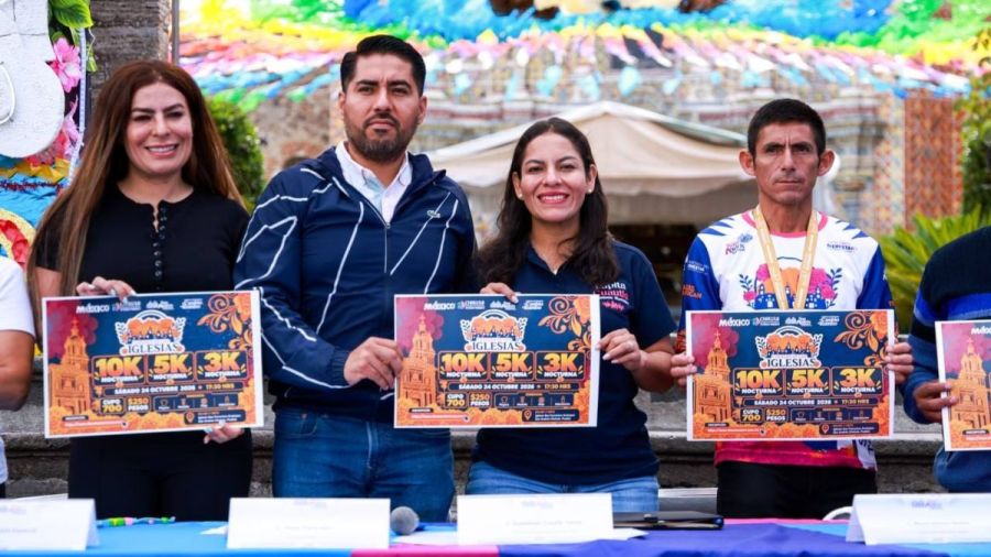 Presenta San Andr&eacute;s Cholula la segunda Carrera de las Iglesias
