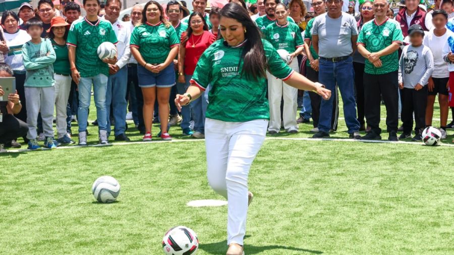 Inaugura Tonantzin Fern&aacute;ndez el Mundialito Social 2026