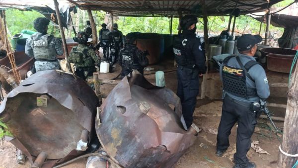 Desmantelan tres narcolaboratorios clandestinos en Guerrero