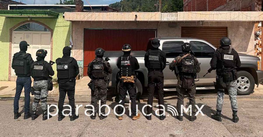 Confirma Harfuch 11 cateos simult&aacute;neos contra extorsionadores en Uruapan y Ziracuaretiro