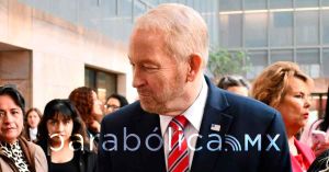 Recibe Sheinbaum en Palacio Nacional al Embajador de Estados Unidos