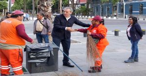 Supervisa Pepe Chedraui trabajo del personal operativo del OOSL