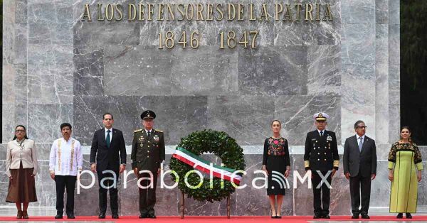 Conmemora Sheinbaum el 179 Aniversario de la Gesta Heroica de los Ni&ntilde;os H&eacute;roes
