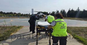 Agiliza ambulancia a&eacute;rea atenci&oacute;n m&eacute;dica a menor