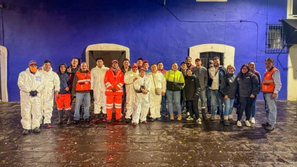 Realizan mantenimiento de contenedores en Los Sapos y Teatro Principal